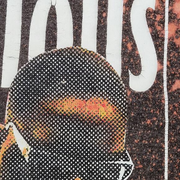 The Notorious B.I.G. Shirt Womens Large 21x25 Gray Bleached - Picture 7 of 11